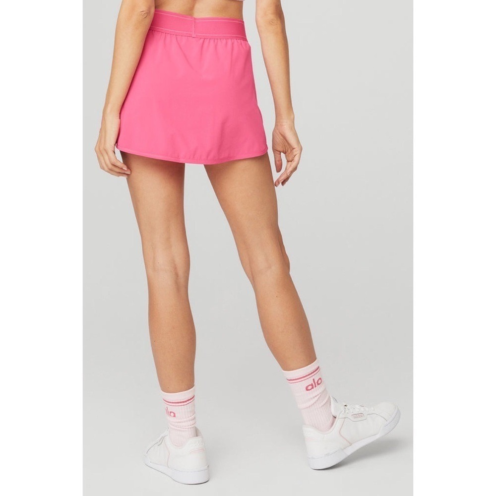 Alo Yoga Match Point Tennis Skirt Pink Fuchsia XS - Picture 4 of 12